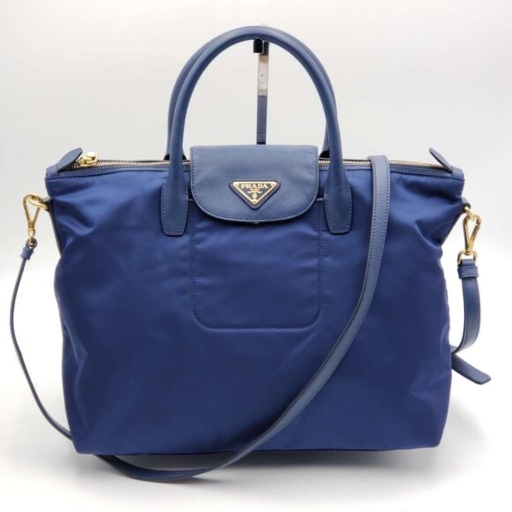 100% Authentic Prada Nylon Shoulder Bag 480-061124